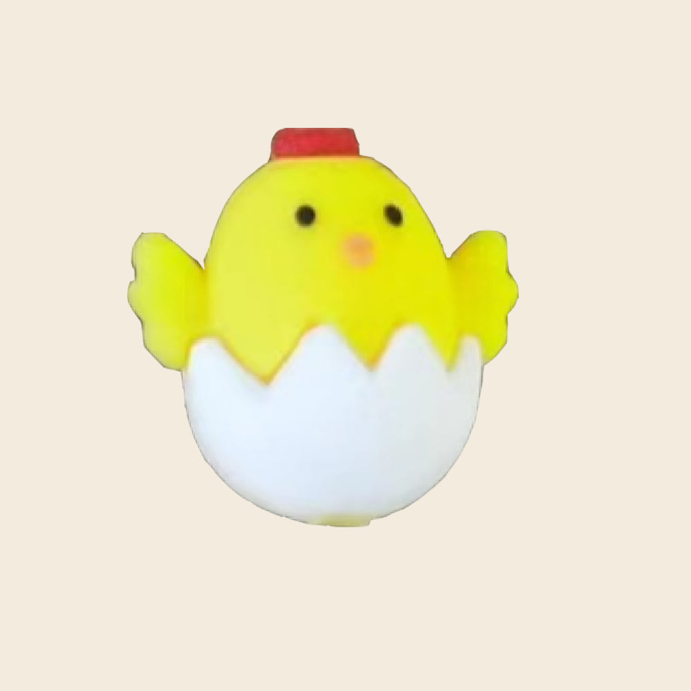 Wholesale 10pcs Cartoon 3D Owl Cute Chick Silicone Beads